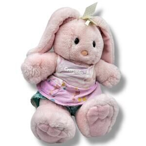 vintage 1990s Hallmark pink Crayola Bunny plush stuffed animal